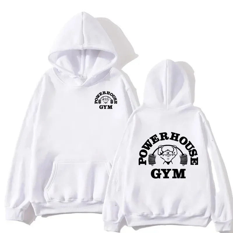 Powerhouse Gym Hoodie Harajuku Men Women Geek Fitness