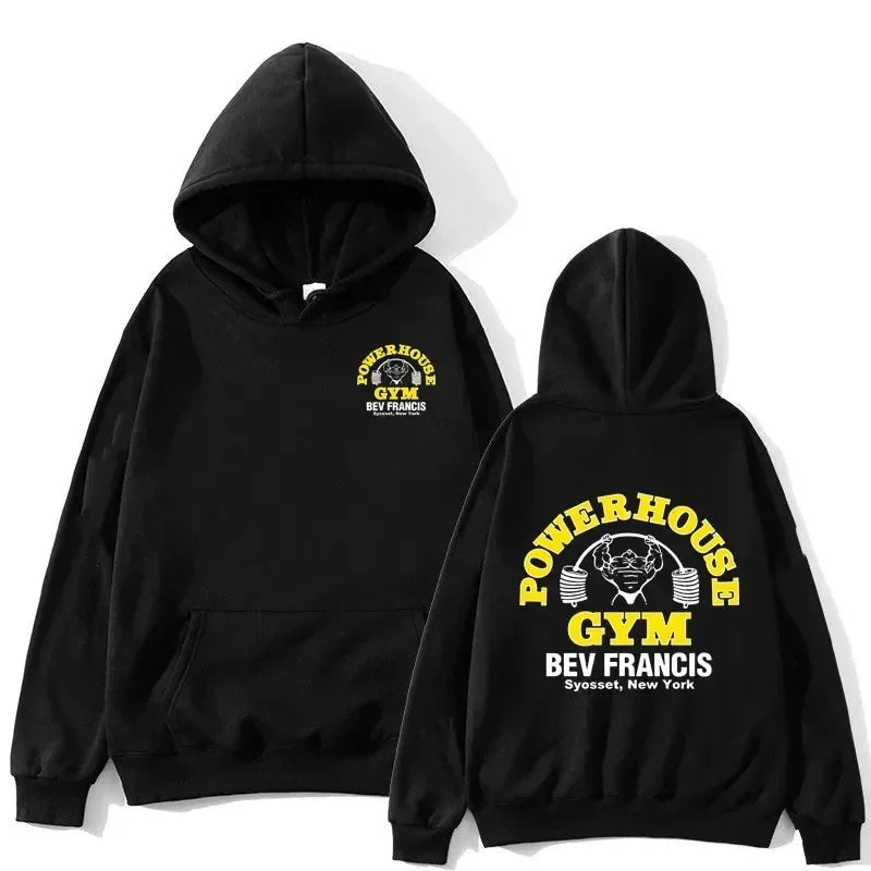 Powerhouse Gym Hoodie Harajuku Men Women Geek Fitness