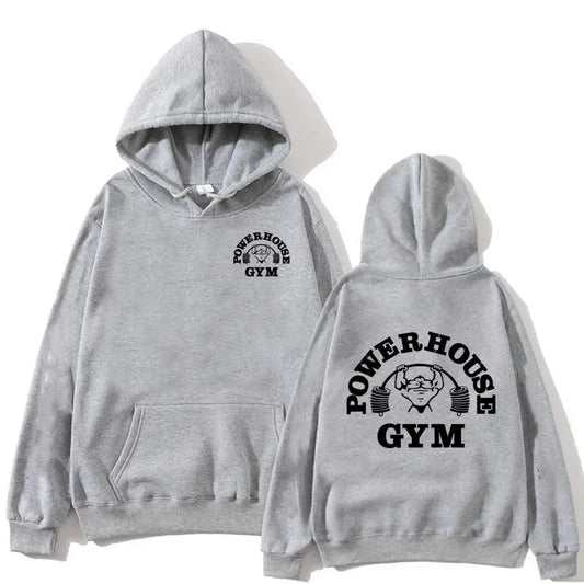 Powerhouse Gym Hoodie Harajuku Men Women Geek Fitness