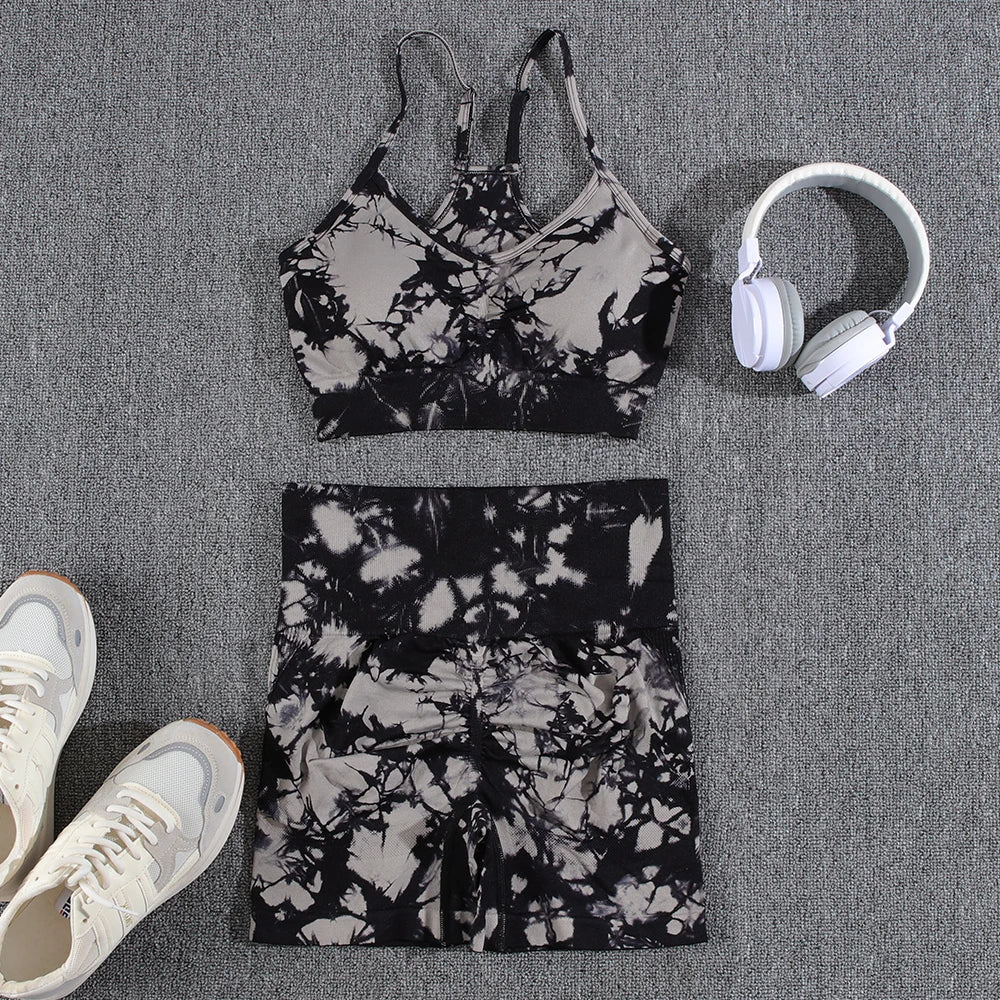 Summer Gym Fitness Shorts Sets