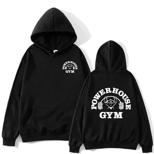 Powerhouse Gym Hoodie Harajuku Men Women Geek Fitness
