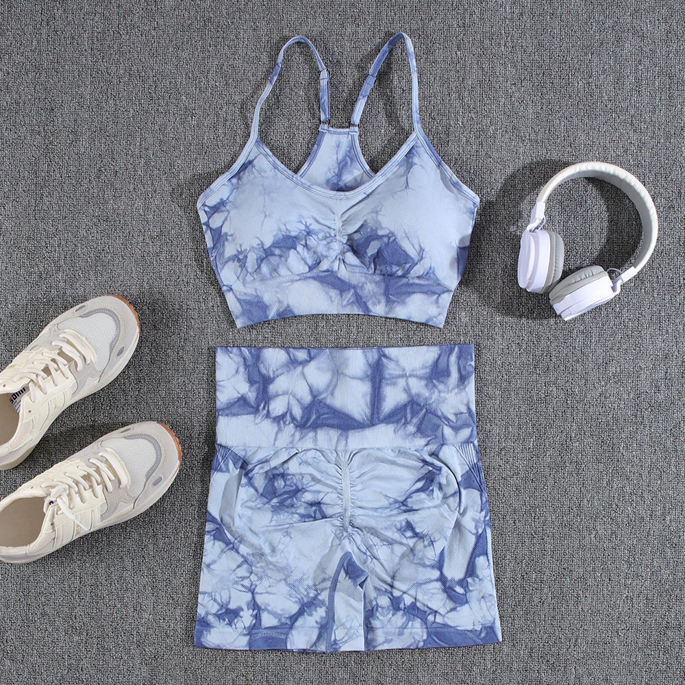 Summer Gym Fitness Shorts Sets